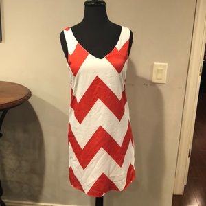 Everly Size Small Chevron Dress. NWT.